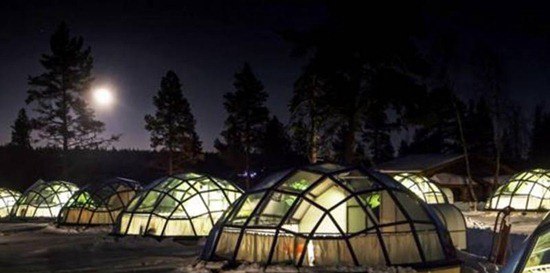 世界上最奇葩的8大酒店 芬兰玻璃穹顶酒店最美
