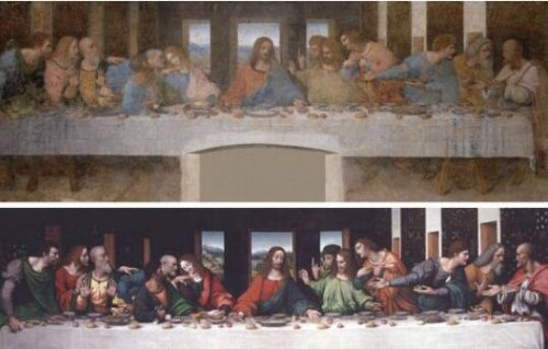 达芬奇最后的晚餐之谜 达芬奇自画像竟成耶稣门徒