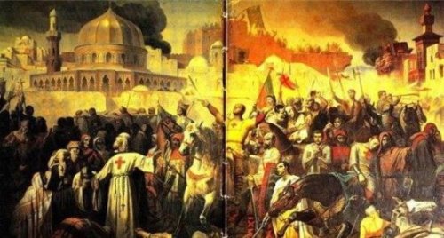 欧洲十字军东征 基督教徒为夺回圣地耶路撒冷(发起8次东征)