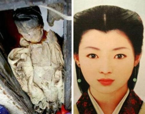 西汉女尸千年不腐美貌惊为天人 发现一枚凌氏惠平的私印