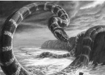 北欧神话中的十大怪物 洛基之子芬里尔一口咬死奥丁