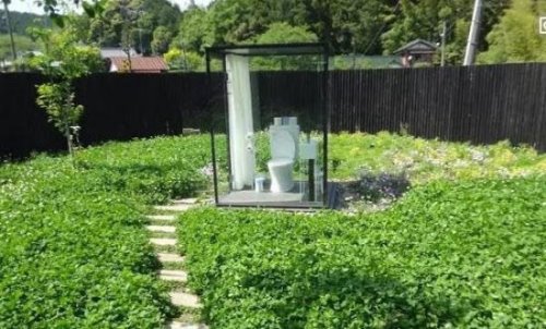 日本人发明的透明女厕太奇葩 女子如厕模样清晰可见(无节操)