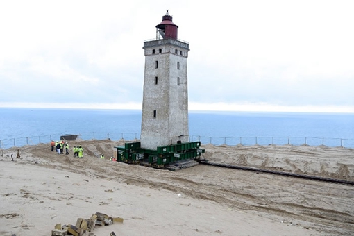 丹麦鲁比约角灯塔向内地迁移 多少年历史