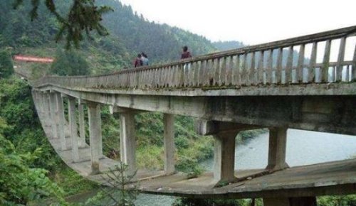 中国最特别的一座桥 湖南洞口淘金桥外观独特而且更省材料
